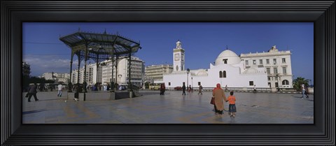 Framed Jamaa-El-Jedid, Algiers, Algeria Print