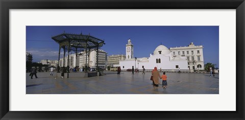 Framed Jamaa-El-Jedid, Algiers, Algeria Print