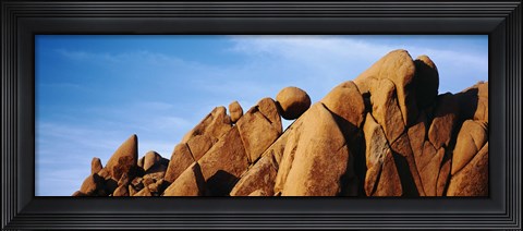 Framed Close-up of rocks, Mojave Desert, Joshua Tree National Monument, California, USA Print