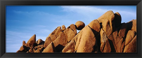 Framed Close-up of rocks, Mojave Desert, Joshua Tree National Monument, California, USA Print