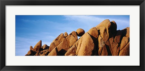 Framed Close-up of rocks, Mojave Desert, Joshua Tree National Monument, California, USA Print