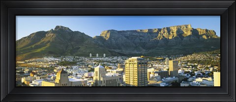 Framed High angle view of a city, Cape Town, South Africa Print