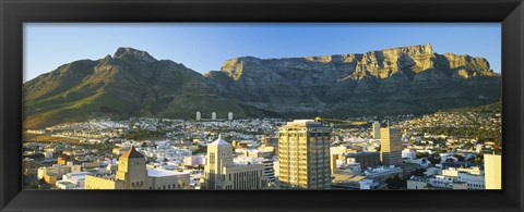 Framed High angle view of a city, Cape Town, South Africa Print