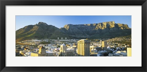 Framed High angle view of a city, Cape Town, South Africa Print