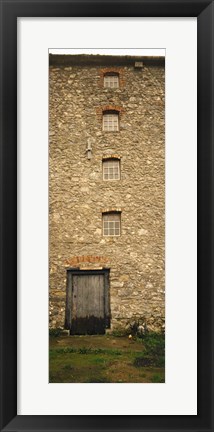 Framed Door of a mill, Kells Priory, County Kilkenny, Republic Of Ireland Print