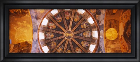 Framed Frescos in a church, Kariye Museum, Holy Savior in Chora Church, Istanbul, Turkey Print