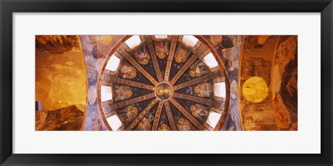 Framed Frescos in a church, Kariye Museum, Holy Savior in Chora Church, Istanbul, Turkey Print