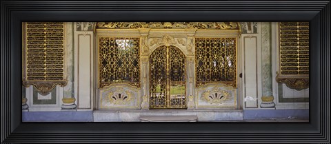 Framed Facade of a conference room, Topkapi Palace, Istanbul, Turkey Print