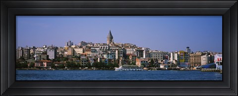 Framed Istanbul skyline, Turkey Print