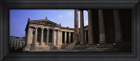Framed Facade of a building, University Of Athens, Athens, Greece Print