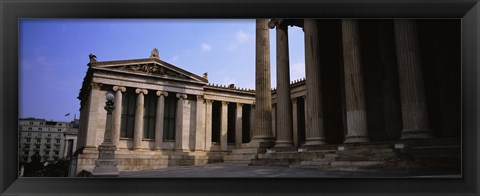 Framed Facade of a building, University Of Athens, Athens, Greece Print