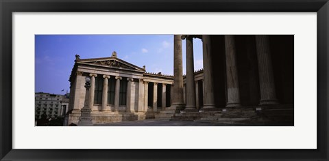 Framed Facade of a building, University Of Athens, Athens, Greece Print