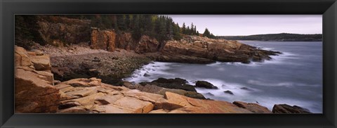 Framed Monument Cove, Mount Desert Island, Acadia National Park, Maine Print