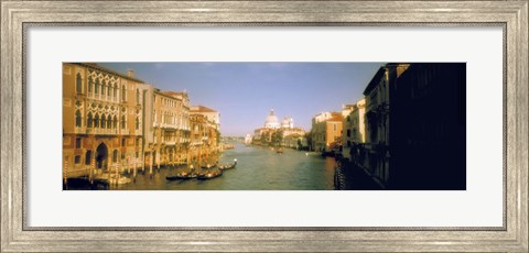 Framed Sun lit buildings along the Grand Canal, Venice, Italy Print