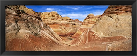 Framed Canyon on a landscape, Vermillion Cliffs, Arizona, USA Print