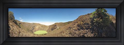 Framed High angle view of a pond on a volcanic island, Arenal Volcano, Costa Rica Print