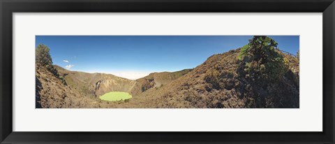 Framed High angle view of a pond on a volcanic island, Arenal Volcano, Costa Rica Print