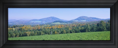 Framed Mountains in Northeast Kingdom, Vermont Print