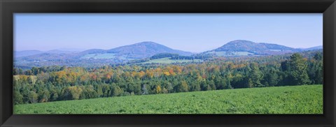 Framed Mountains in Northeast Kingdom, Vermont Print