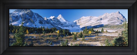 Framed Landscape of Mt Assiniboine Provincial Park Print