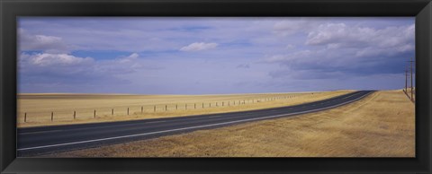 Framed Judith Basin County, Montana Print