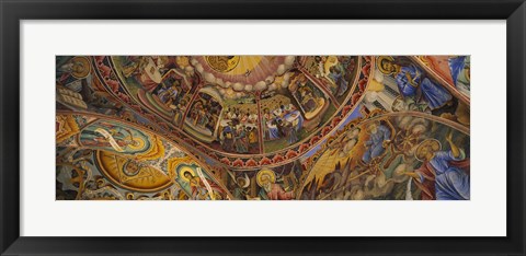 Framed Monastery, Rila Monastery, Bulgaria Print