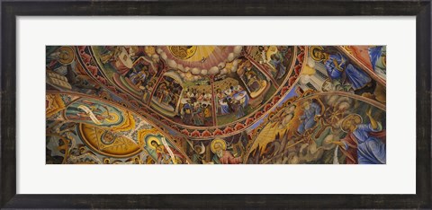 Framed Monastery, Rila Monastery, Bulgaria Print