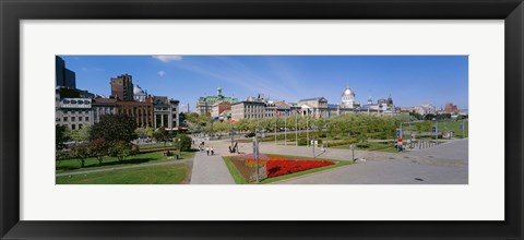 Framed Buildings in a city, Place Jacques Cartier, Montreal, Quebec, Canada Print