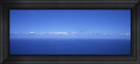 Framed Panoramic view of the seascape, Boaventura, Sao Vicente, Madeira, Portugal Print