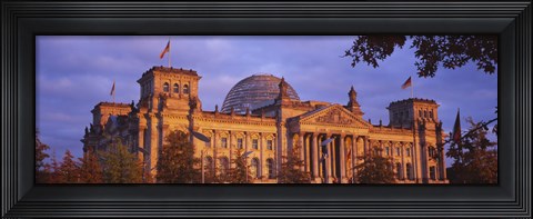 Framed Facade of a building, The Reichstag, Berlin, Germany Print