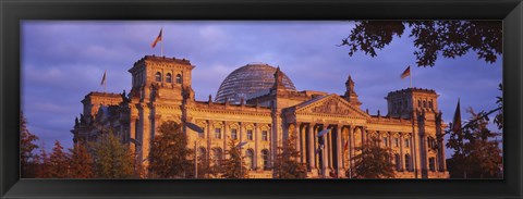 Framed Facade of a building, The Reichstag, Berlin, Germany Print