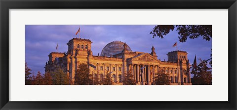 Framed Facade of a building, The Reichstag, Berlin, Germany Print