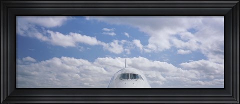 Framed High section view of an airplane, Boeing 747, London, England Print