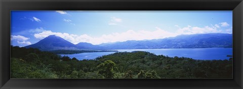 Framed Clouds over a volcano, Arenal Volcano, Costa Rica Print