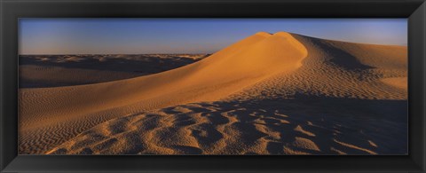 Framed Sand dunes in a desert, Douz, Tunisia Print