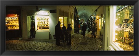 Framed Group of people in a market, Medina, Sousse, Tunisia Print