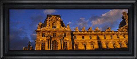 Framed Low angle view of a palace, Palais Du Louvre, Paris, France Print