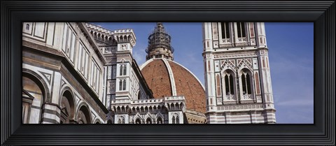Framed Low angle view of a cathedral, Duomo Santa Maria Del Fiore, Florence, Tuscany, Italy Print