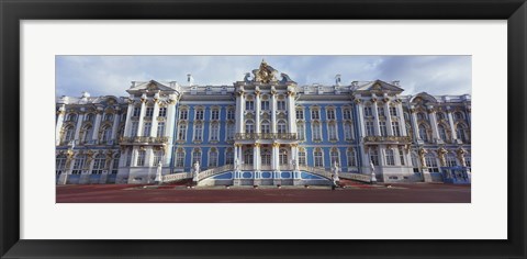 Framed Facade of a palace, Catherine Palace, Pushkin, St. Petersburg, Russia Print