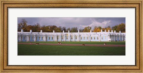 Framed Section of Catherine Palace, Pushkin, St. Petersburg, Russia Print