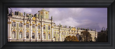 Framed Facade of a palace, Winter Palace, State Hermitage Museum, St. Petersburg, Russia Print