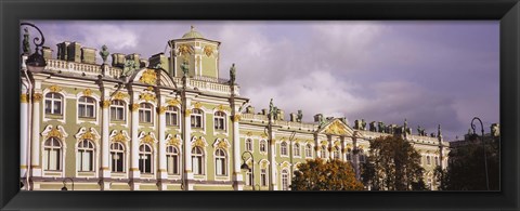 Framed Facade of a palace, Winter Palace, State Hermitage Museum, St. Petersburg, Russia Print