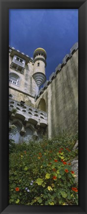 Framed Low angle view of a palace, Palacio De Pina, Sintra, Estremadura, Portugal Print