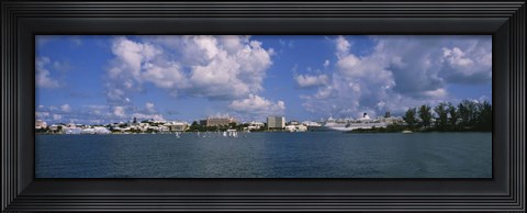 Framed Hamilton harbor, Bermuda Print