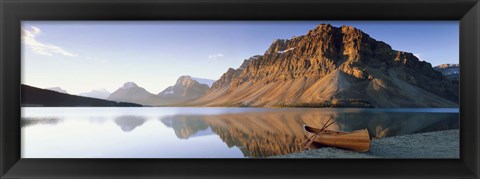 Framed Bow Lake, Banff National Park, Alberta, Canada Print