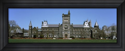 Framed Facade of a building, University of Toronto, Toronto, Ontario, Canada Print