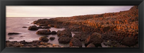 Framed Giant&#39;s Causeway, Antrim Coast, Northern Ireland. Print