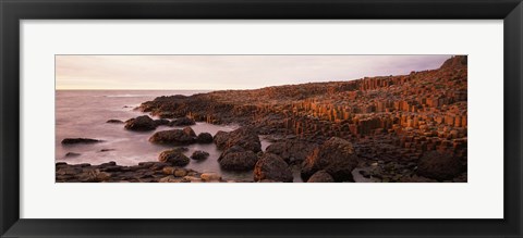 Framed Giant&#39;s Causeway, Antrim Coast, Northern Ireland. Print