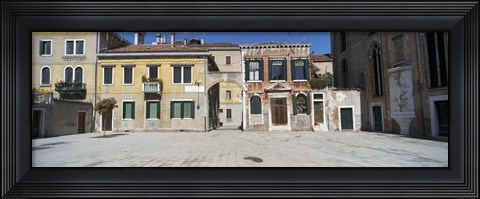 Framed Houses in a town, Campo dei Mori, Venice, Italy Print