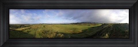 Framed Golf course on a landscape, Royal Troon Golf Club, Troon, South Ayrshire, Scotland Print